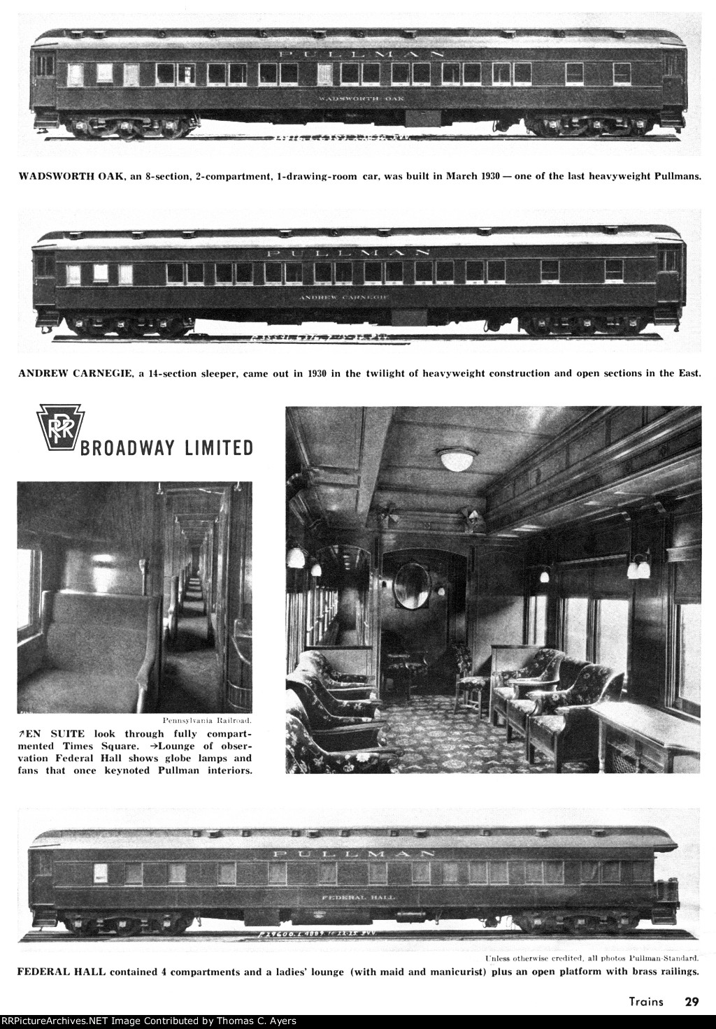 "The Broadway Limited," Page 29, 1962